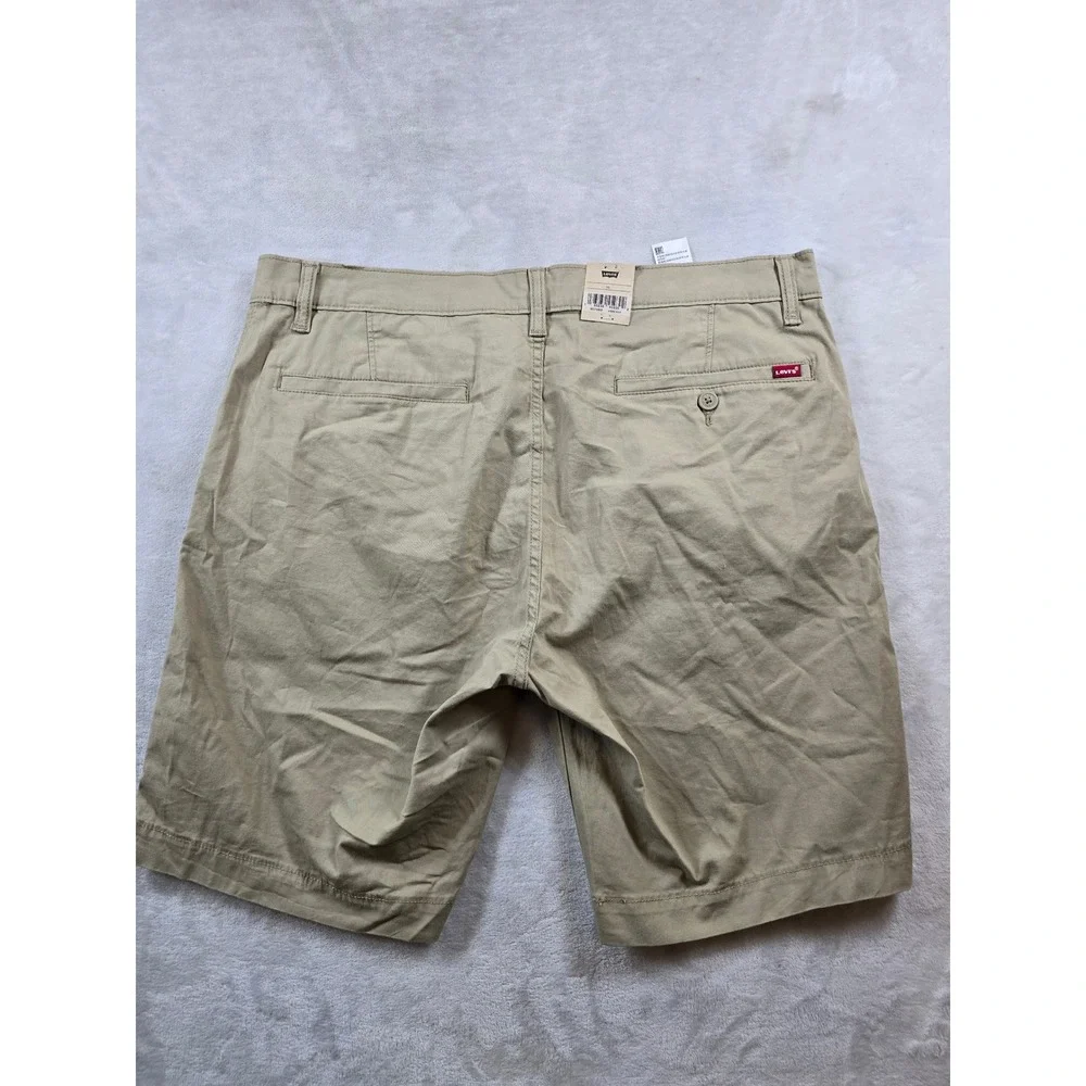 Levi's XX Chino Shorts Mens 36 Tan Khaki Cotton Stretch Twill Regular Fit NEW